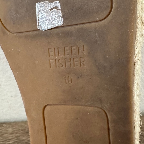 Eileen Fisher Lee Tumbled Nubuck Espadrille, Size 10 - Picture 7 of 7